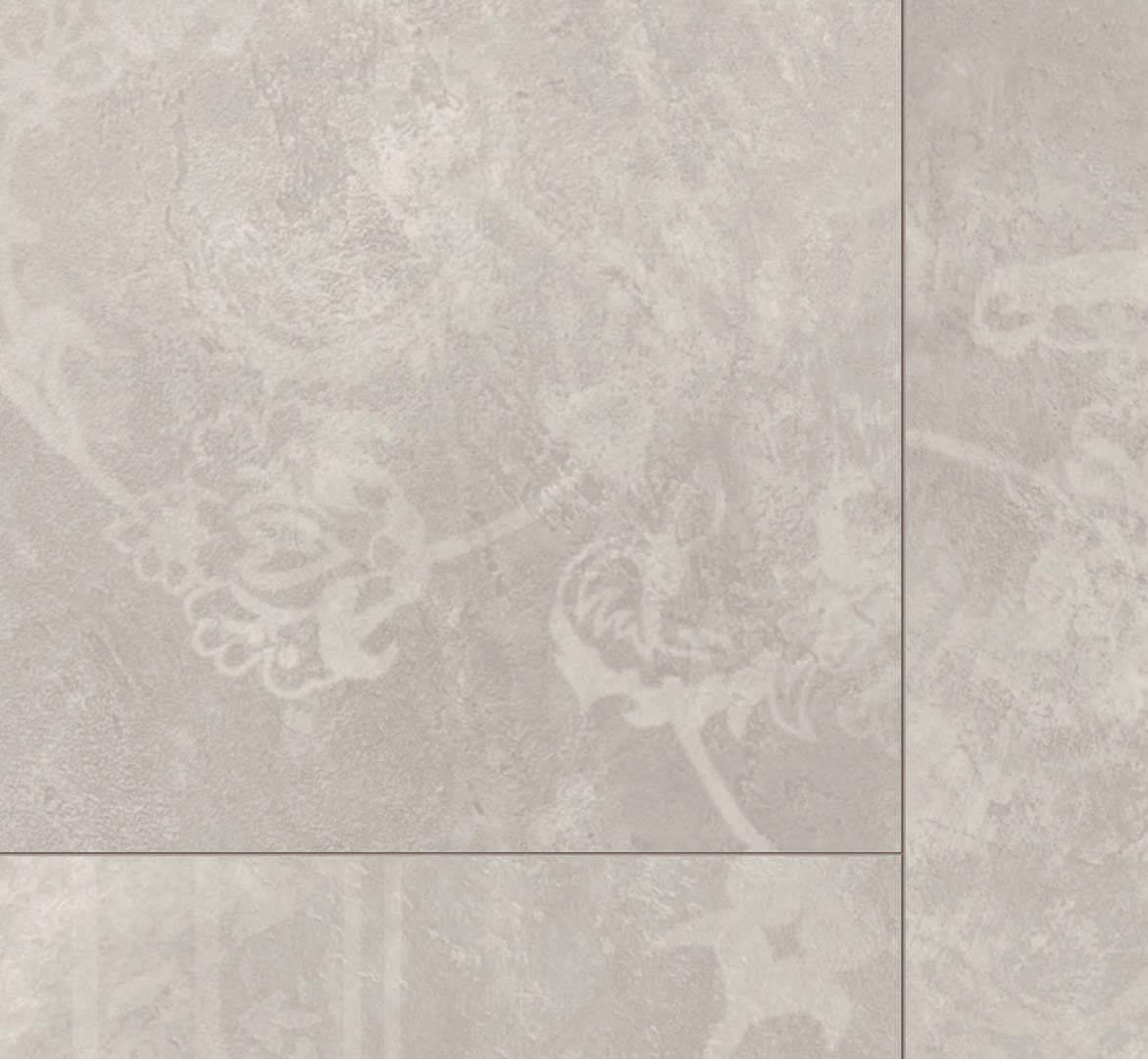 PARADOR Vinylboden Beton Ornament hellgrau Steinstruktur 4-seitige Fase | Modular ONE-4014809226734