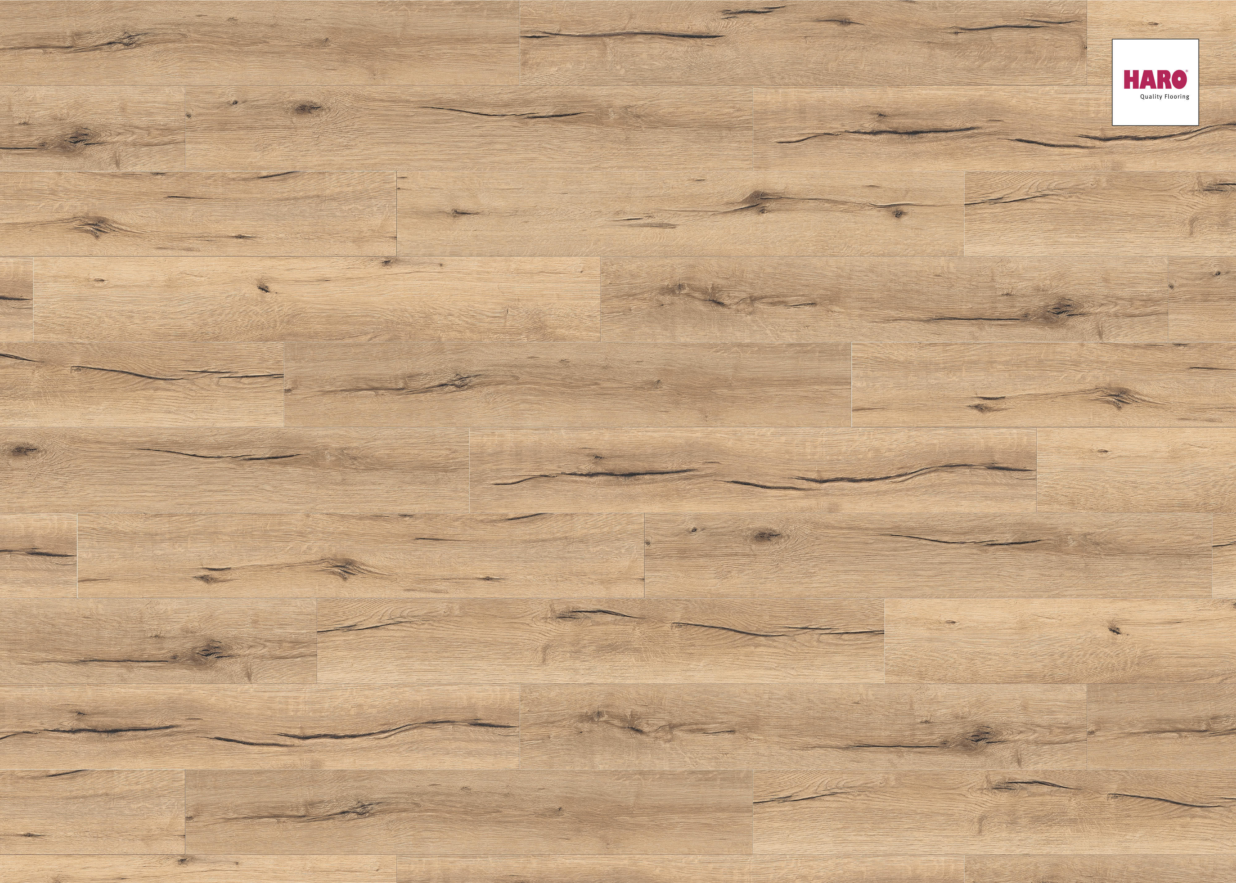 HARO Laminat Eiche italica creme Landhausdiele 4V | Tritty 75 | 2.Wahl | 23,5 m²-4018427349752