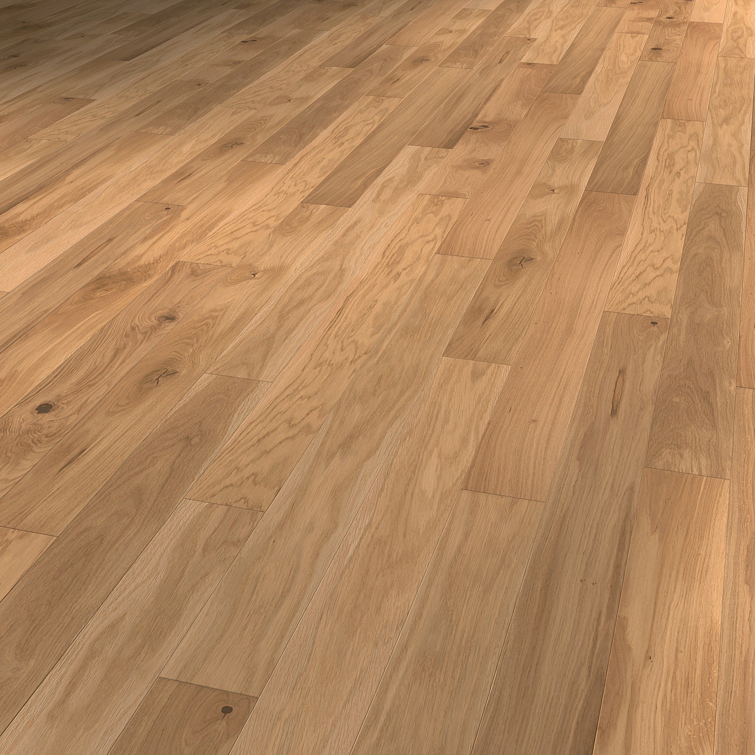 TER HÜRNE Parkett Eiche braunbeige Landhausdiele gebürstet lackiert | Bright Collection-4012853064760