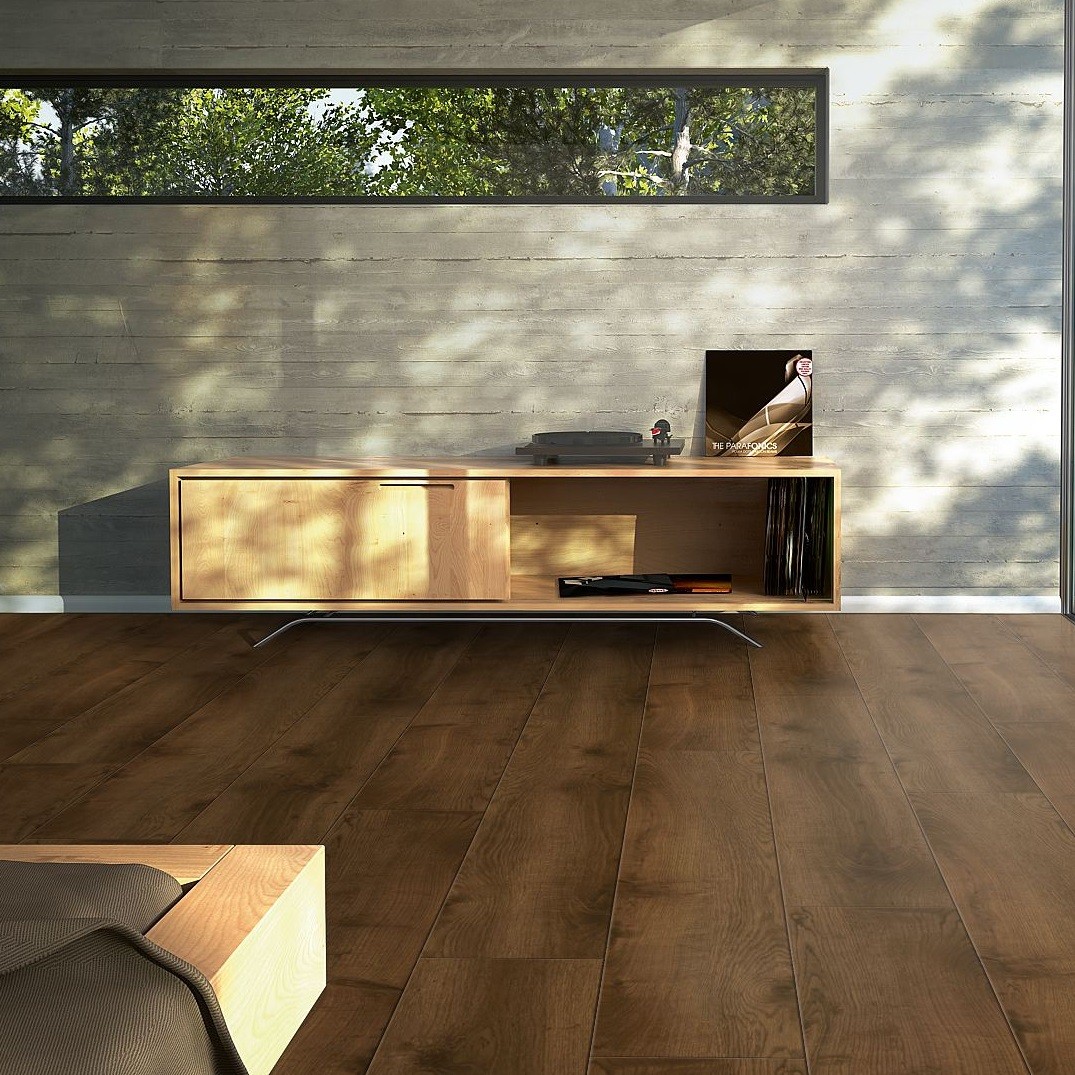 Vinyl Eiche Cottage geräuchert Landhausdiele | Eco Balance PUR | 29 m²-4014809163824