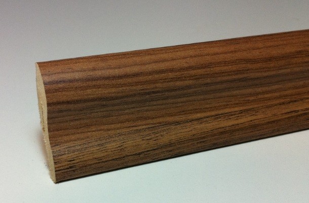 Classic Sockelleiste 40 mm Nussbaum Braun-