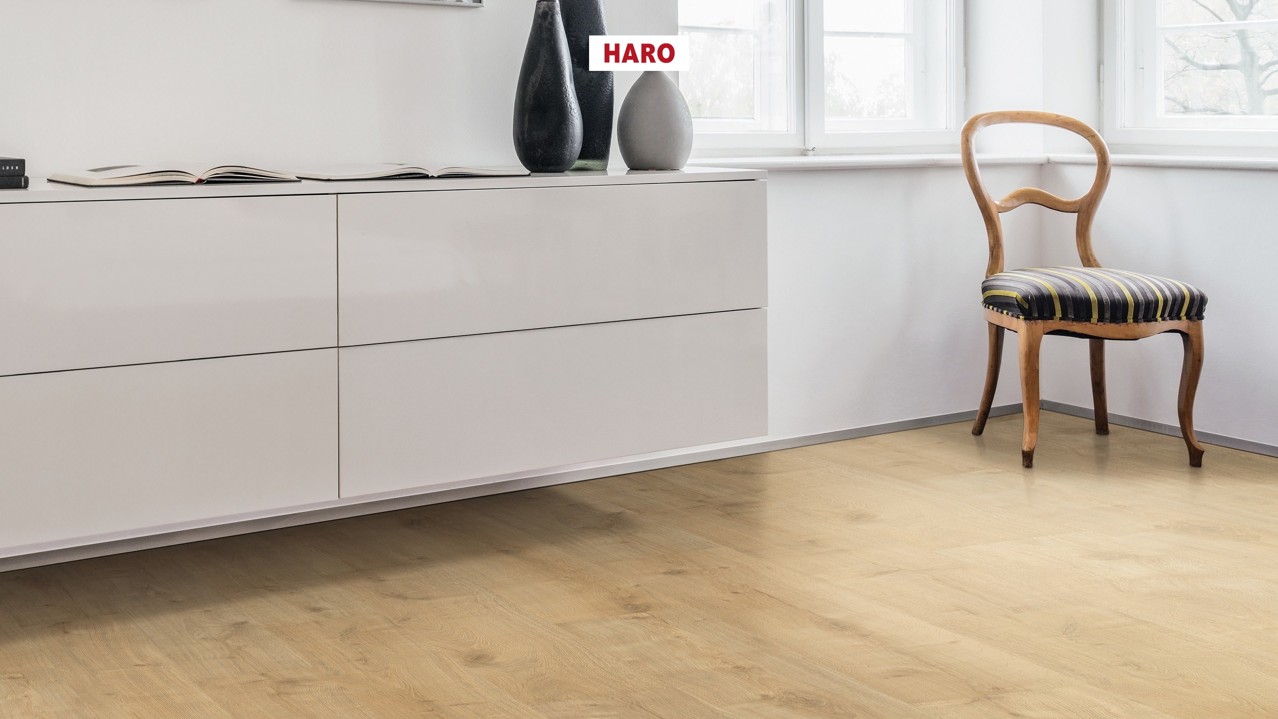 HARO Laminat Eiche Siena puro soft matt Landhausdiele 4V | Sonderedition Living-4018427438944