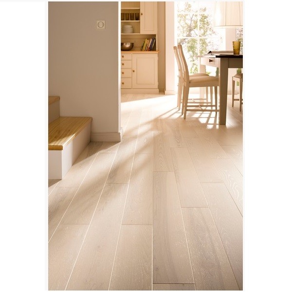 Parkett Esche lebhaft weiß 8054 gebürstet geölt | PS 300-4011138114602