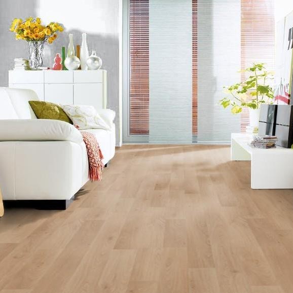 HARO Laminat Eiche hell strukturiert matt 2-Stab | Tritty 100 | 19 m²-4018427344955