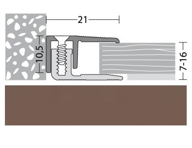 PRINZ Abschlussprofil Aluminium Bronce 90 cm-4012406207903 guenstig bei bodenverkauf.de kaufen PRINZ Abschlussprofil Aluminium Bronce 90 cm-4012406207903