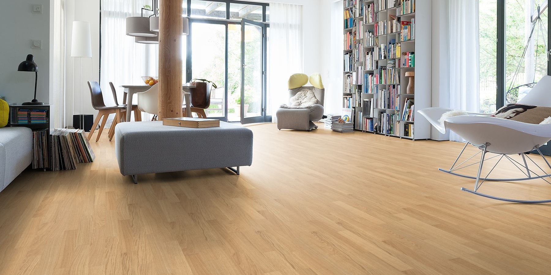 HARO Laminat Buche beige Pore Schiffsboden 3-Stab | Tritty 75 | 32 m²-4018427242428