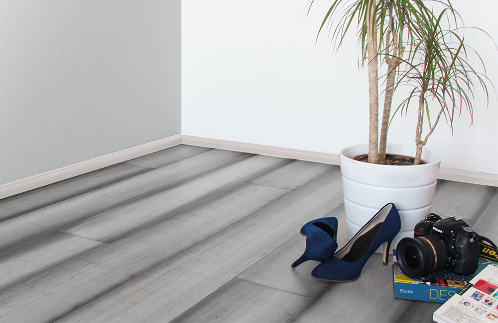 POWER FLOOR Click-Parkett Bambus Life Washed Grey matt lackiert | Dynasty Song | 5 m²-4250715109925