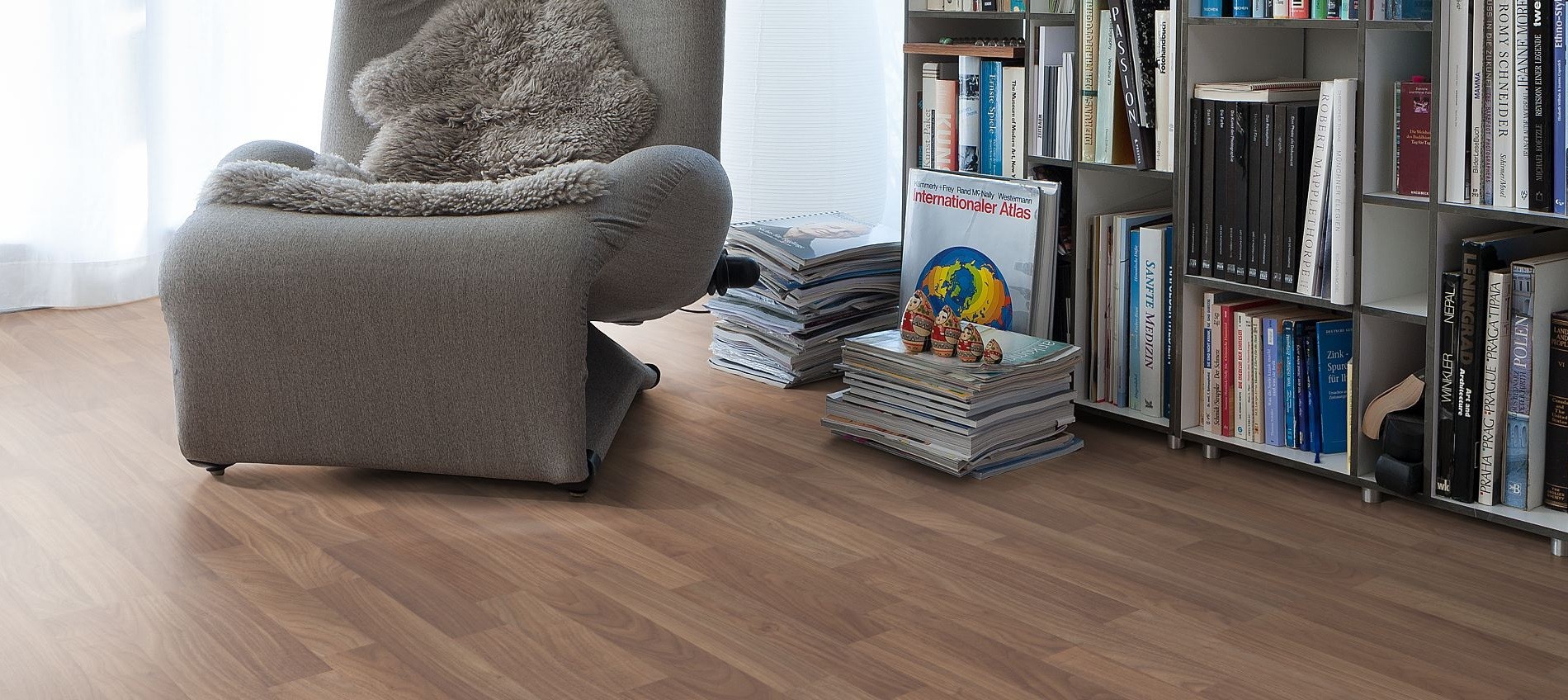 HARO Laminat Nussbaum Levante Schiffsboden 3-Stab | Tritty 75 | 2.Wahl | 16,5 m²-4018427376901