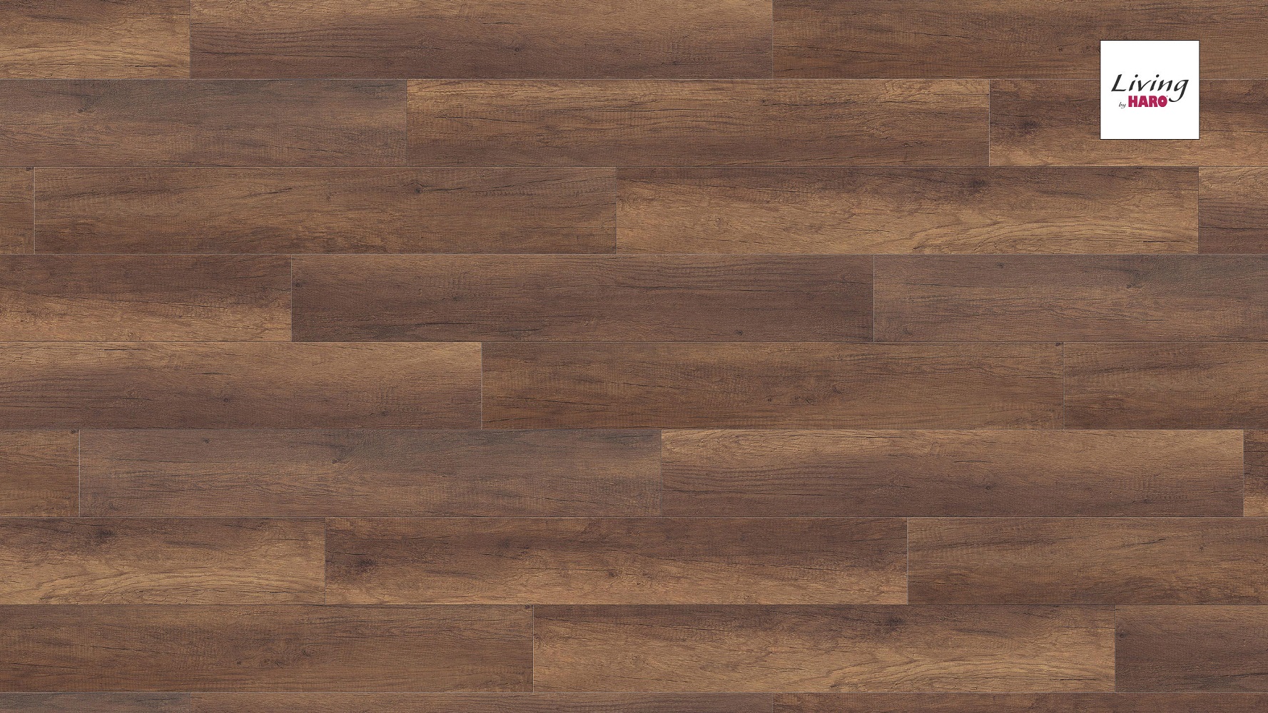 HARO Laminat Eiche umbria Landhausdiele 4V strukturiert matt | Living | 32 m²-4018427338565