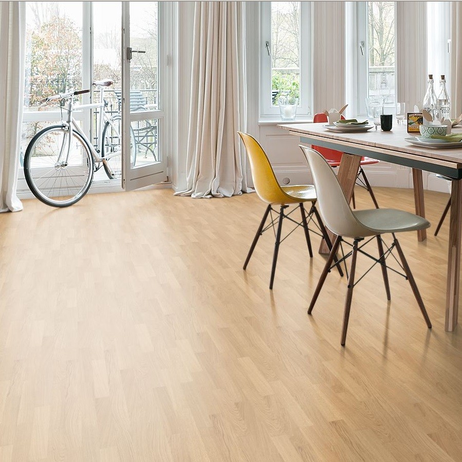 HARO Laminat Buche beige Pore Schiffsboden 3-Stab | Tritty 75 | 32 m²-4018427242428