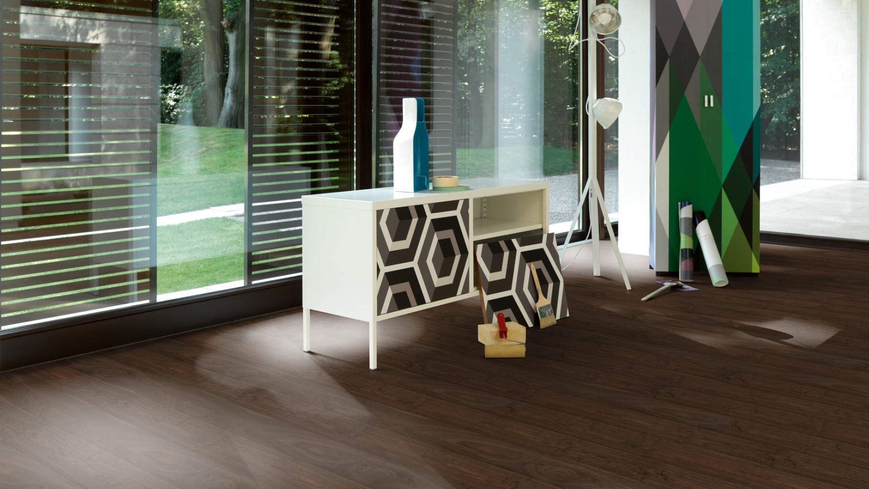 PARADOR Parkett Walnuss Antique Landhausdiele 4-seitige Fase | Trendtime |  22 m²-4014809185420
