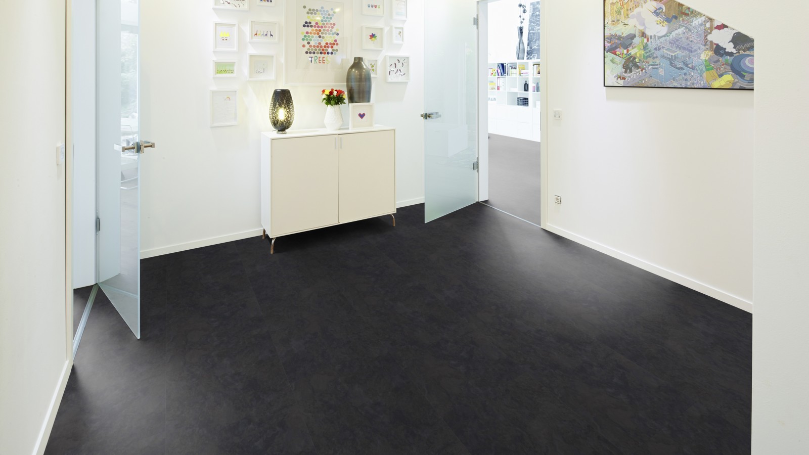 TER HÜRNE Vinylboden Stein Samos anthrazit J10 | Stone Choice Compact | 12 m²-4012853111037