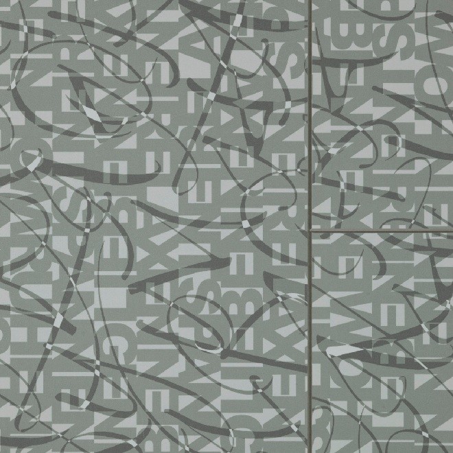 Laminat Letters Dark-Grey | 250 Format Design | 27 m²-4011138483623