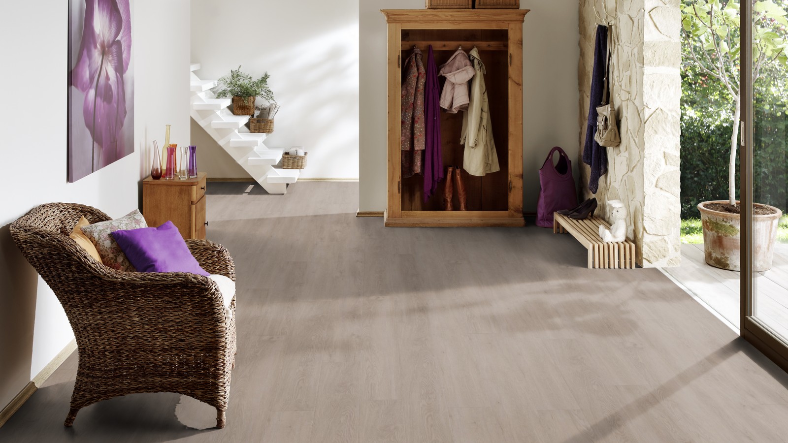 TER HÜRNE Vinylboden Eiche Oslo braun Landhausdiele F07 | Pure Choice Perform | 8 m²-4012853140983
