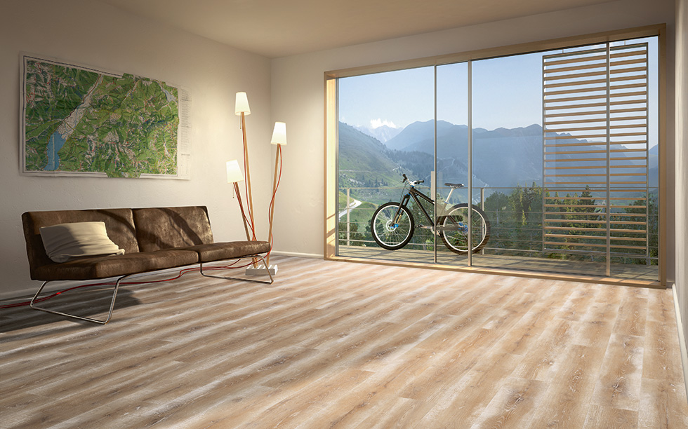 PARADOR Laminat Eiche Vintage natur Landhausdiele 4-seitige Mini-V-Fuge | Eco Balance-4014809191049