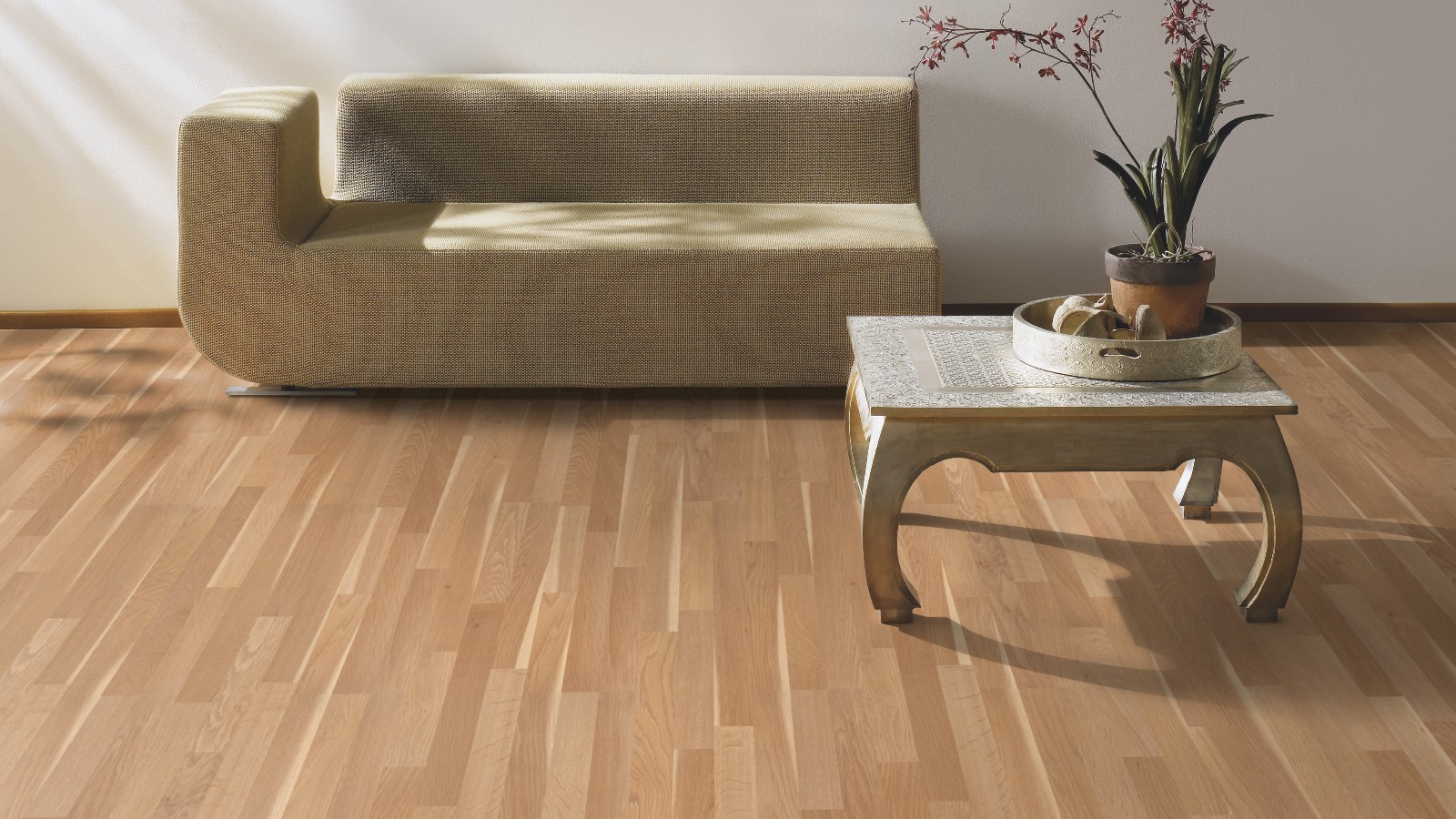 TER HÜRNE Laminat Eiche splintbeige Schiffsboden 3-Stab | Vitality Line | 26 m²-4012853049057