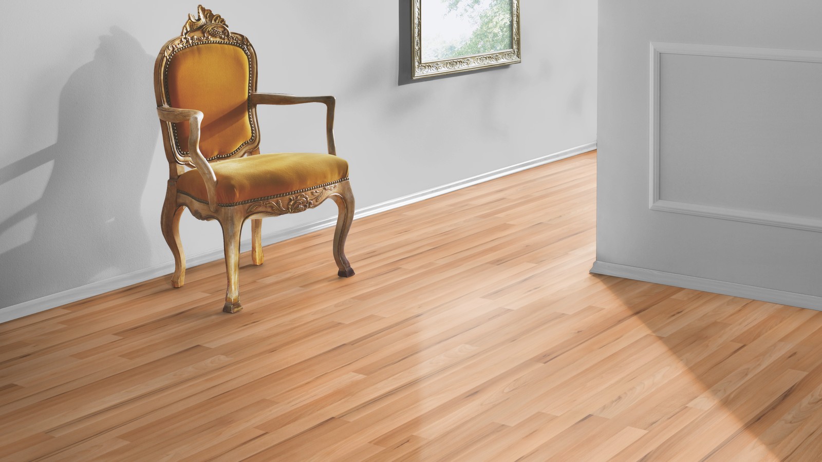 TER HÜRNE Laminat Buche pfirsichbeige Schiffsboden 3-Stab | Vitality Line | 26 m²-4012853049101