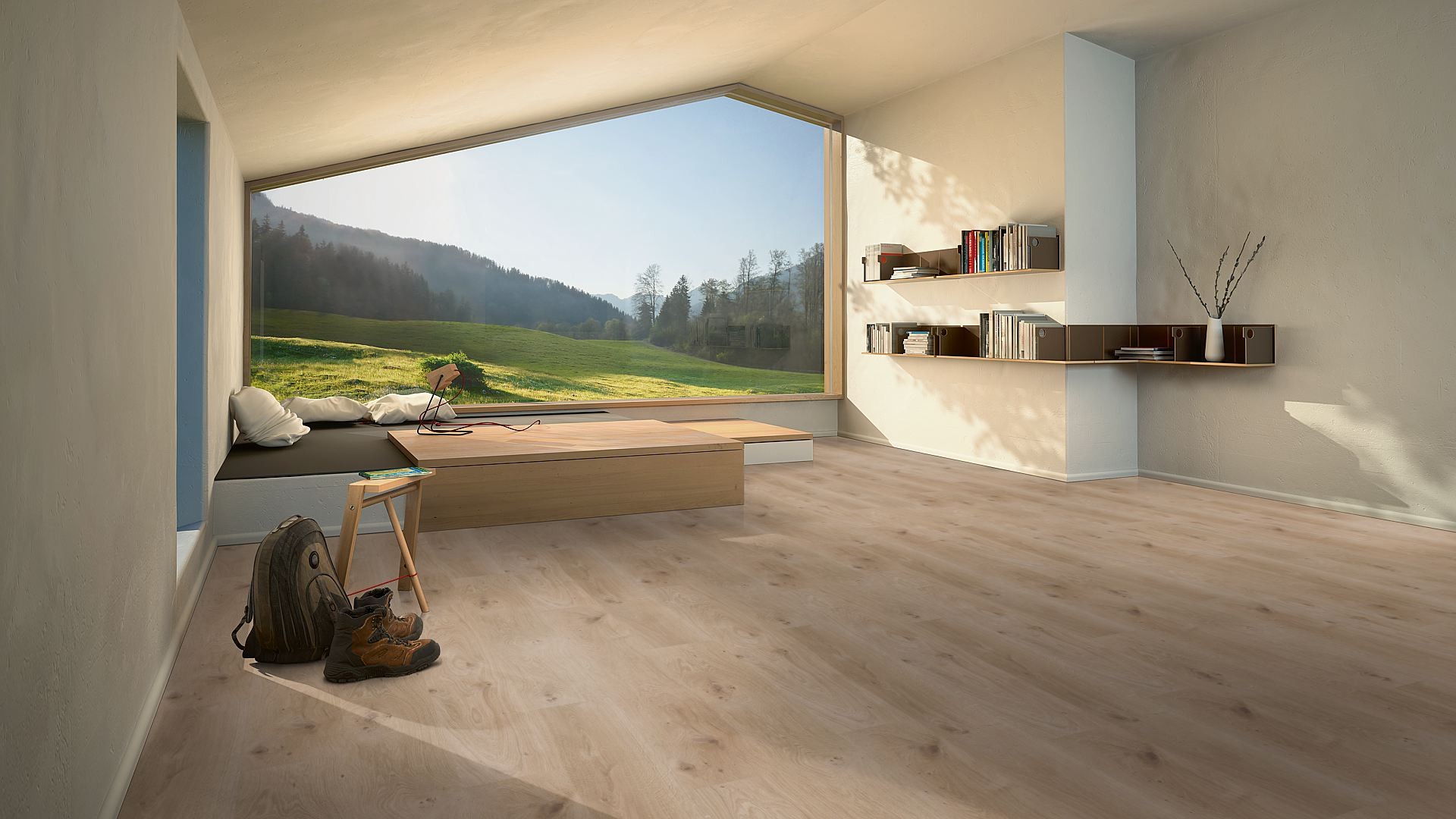 PARADOR Laminat Eiche natur geölt Landhausdiele 4-seitige Mini-V-Fuge | Eco Balance | 35 m²-4014809141211