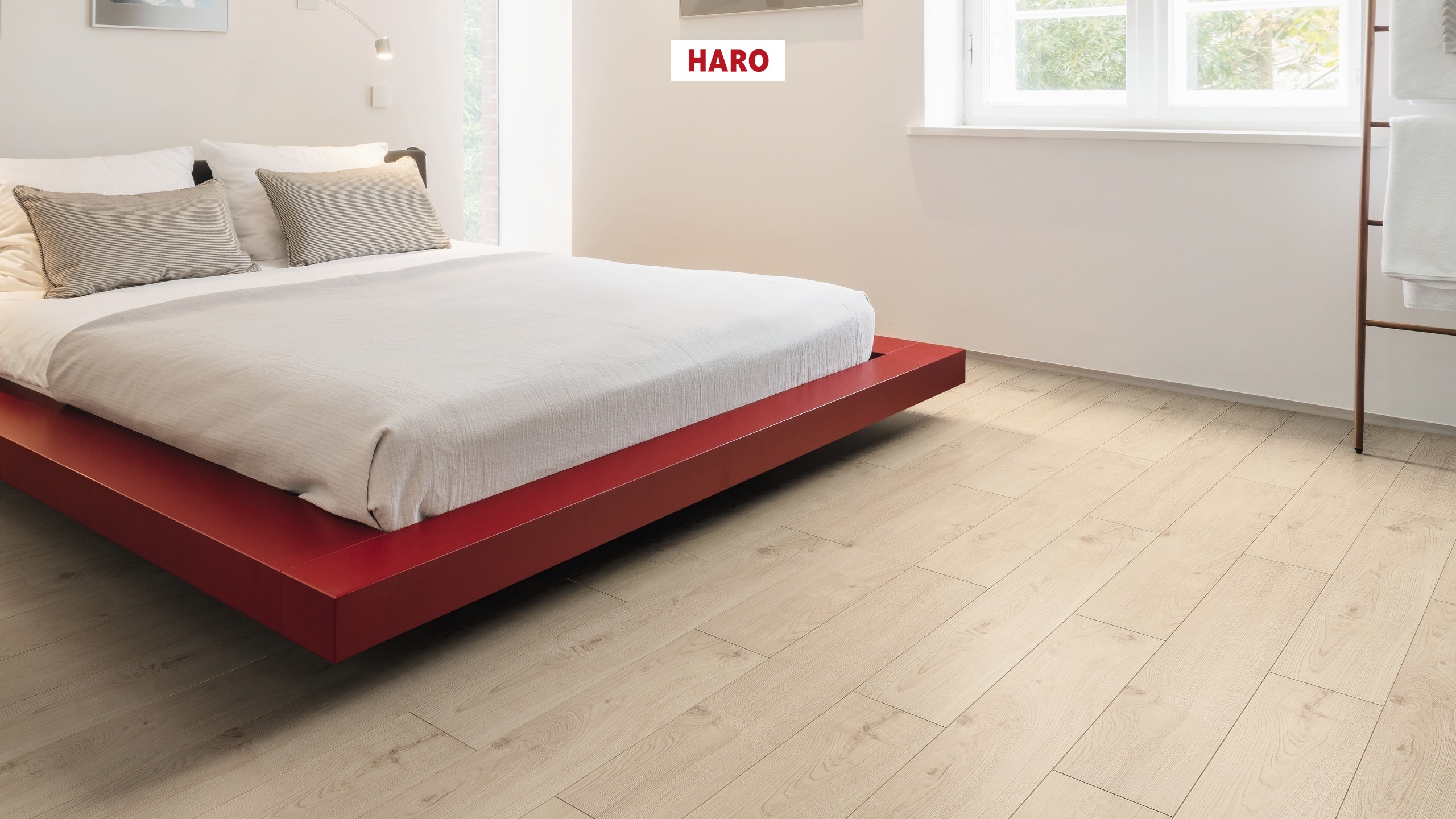 HARO Korkboden Eiche Portland weiß strukturiert | Arteo XL 4V | 14 m²-4018427505813