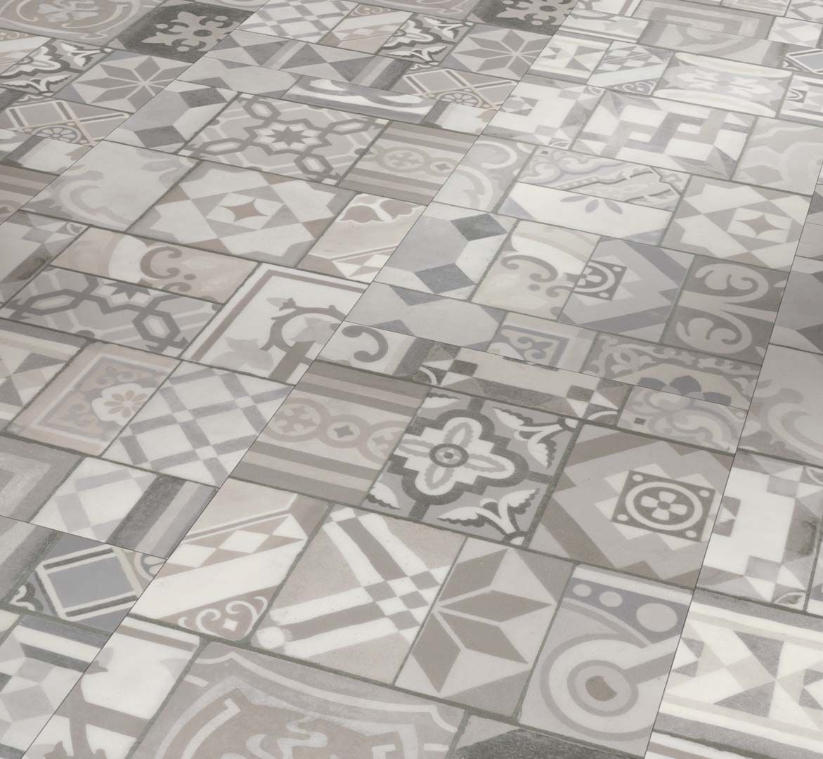 PARADOR Vinylboden Ornamentic grey Mineralstruktur 4-seitige Fase | Trendtime 5.50-4014809174493