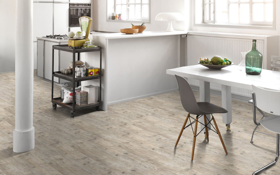 PARADOR Vinylboden Altholz geweißt Landhausdiele Gebürstete Struktur 4-seitige Fase | Classic 2070-4014809237297