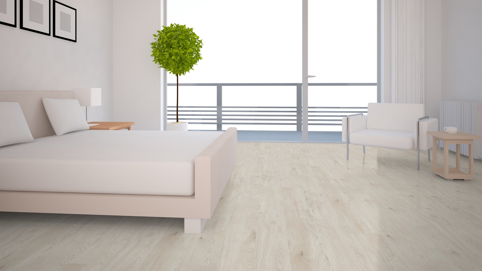 TER HÜRNE Vinylboden Eiche Skagen weiß Lange Landhausdiele F01 | Pure Choice | 26 m²-4012853128547