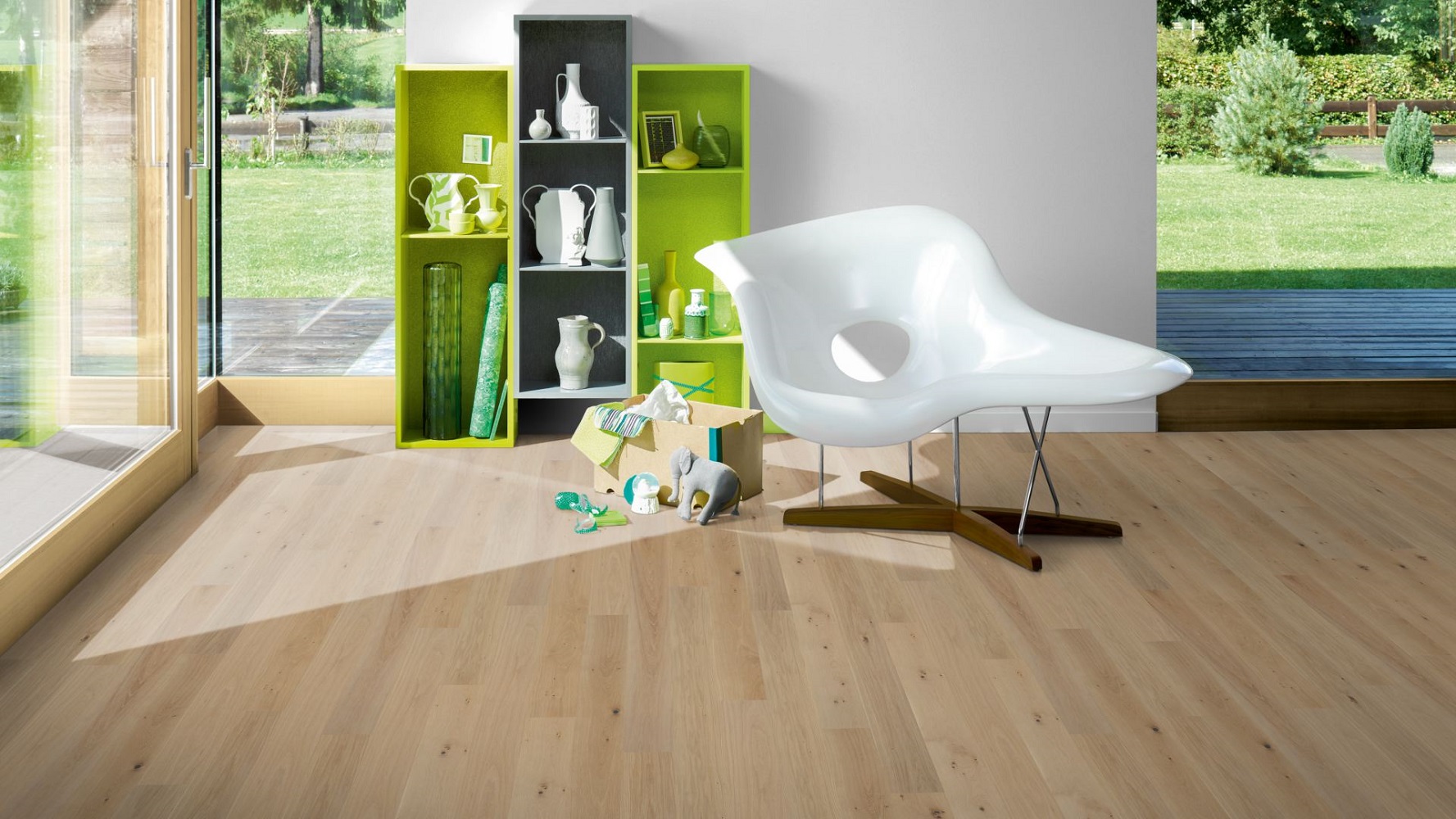 PARADOR Parkett Eiche Clear Landhausdiele 4-seitige Minifuge | Sonderedition Trendtime 4-#