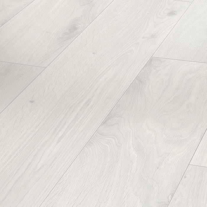 PARADOR Laminat Eiche kristallweiß Landhausdiele 4-seitige V-Fuge | Basic 400 | 19 m²-4014809152774 PARADOR Laminat Eiche kristallweiß Landhausdiele 4-seitige V-Fuge | Basic 400 | 19 m²-4014809152774