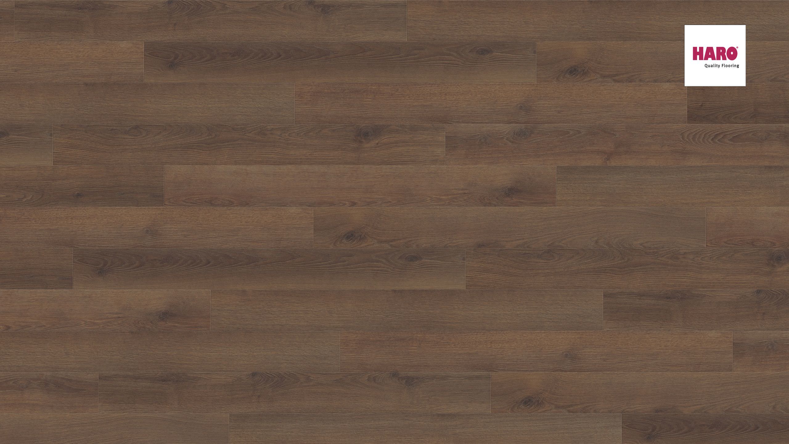 HARO Laminat Eiche Contura geräuchert Landhausdiele 4V | Tritty 100 Loft | 2.Wahl | 37 m²-4018427448134