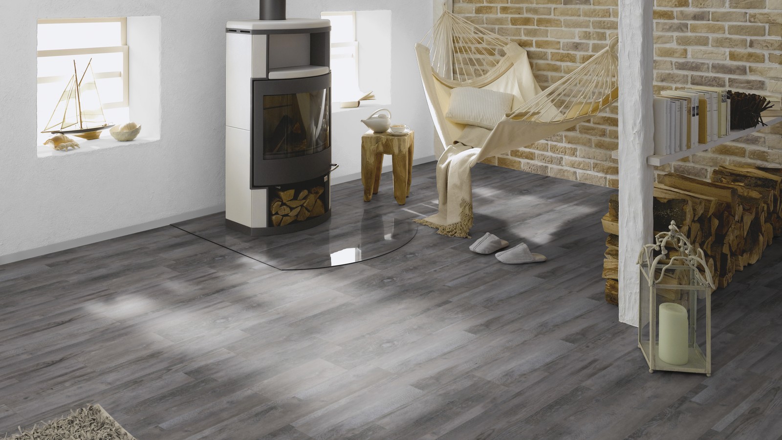 TER HÜRNE Vinylboden Eiche Kyoto anthrazit Mehrstab I08 | Straight Choice | 28 m²-4012853128509