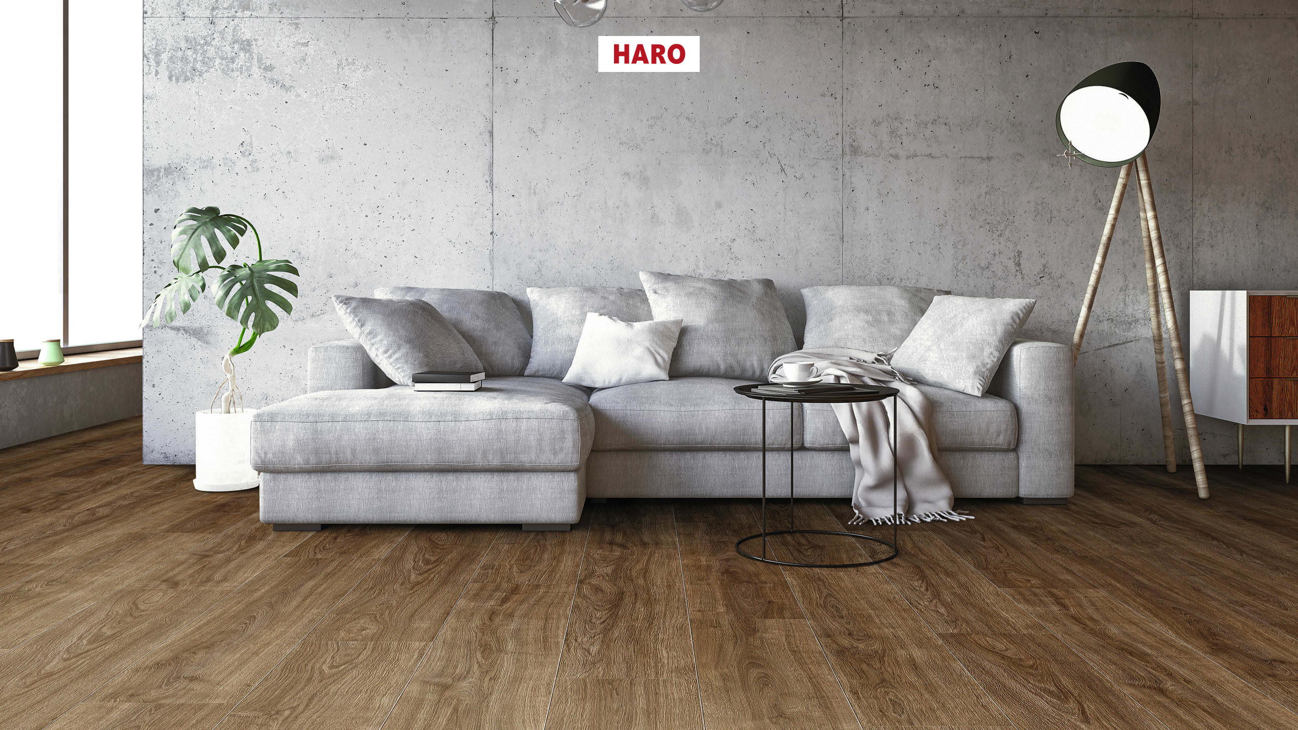 HARO Laminat Eiche Eleganza geräuchert Landhausdiele 4V | Tritty 100 Gran Via | 2. Wahl | 25 m²-4018427482640 HARO Laminat Eiche Eleganza geräuchert Landhausdiele 4V | Tritty 100 Gran Via | 2. Wahl | 25 m²-4018427482640