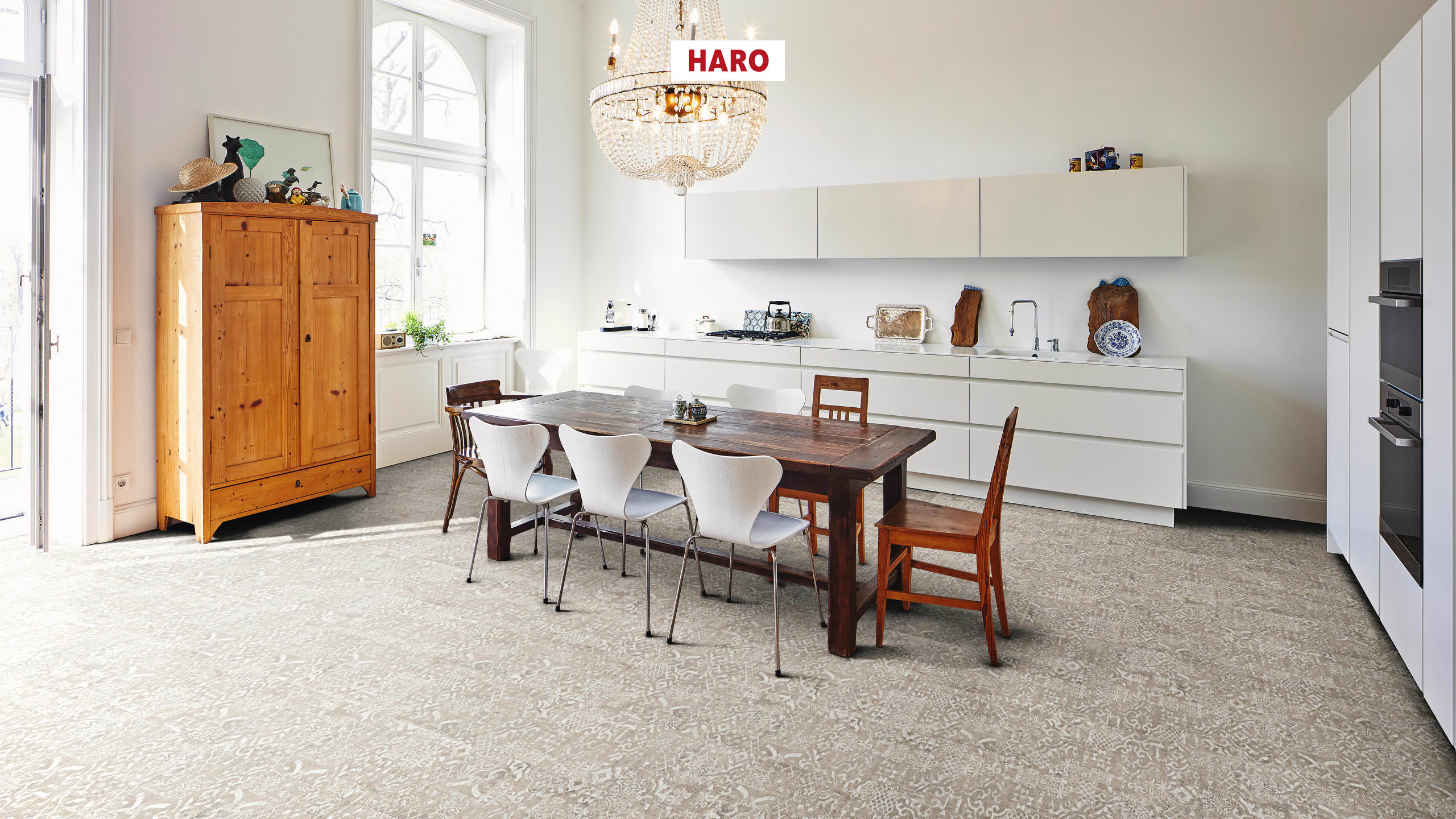 HARO Designboden Artdesign crema | DISANO LifeAqua Piazza 4V | 2. Wahl | 14 m²-4018427498726