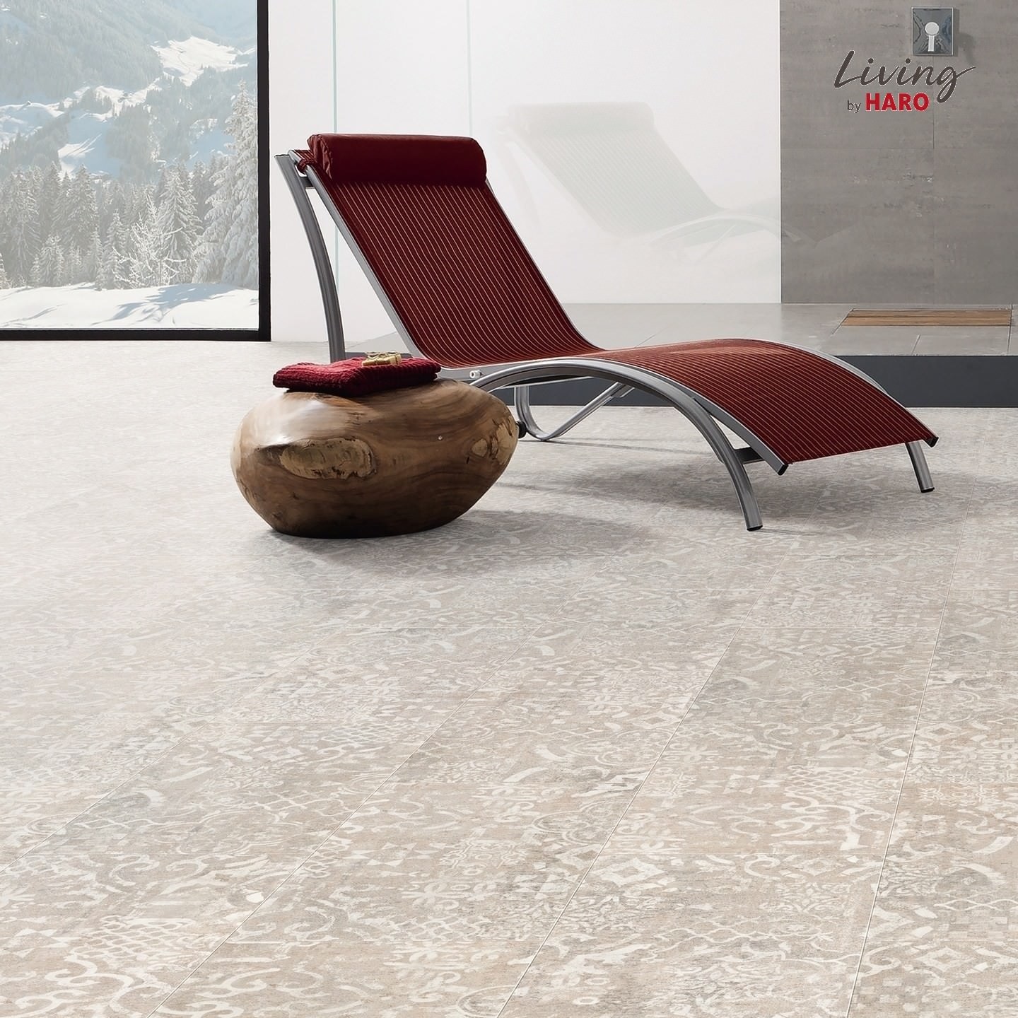 HARO Designboden Azulejo Crema | DISANO LifeAqua Piazza 4V | 2. Wahl | 12 m²-4018427498726