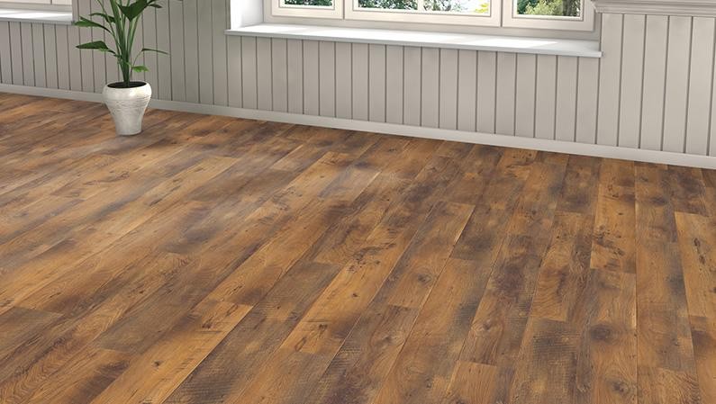 HARO Laminat Eiche Altholz strukturiert matt Landhausdiele 4V | Tritty 100 | 2.Wahl | 13,5 m²-4018427310653