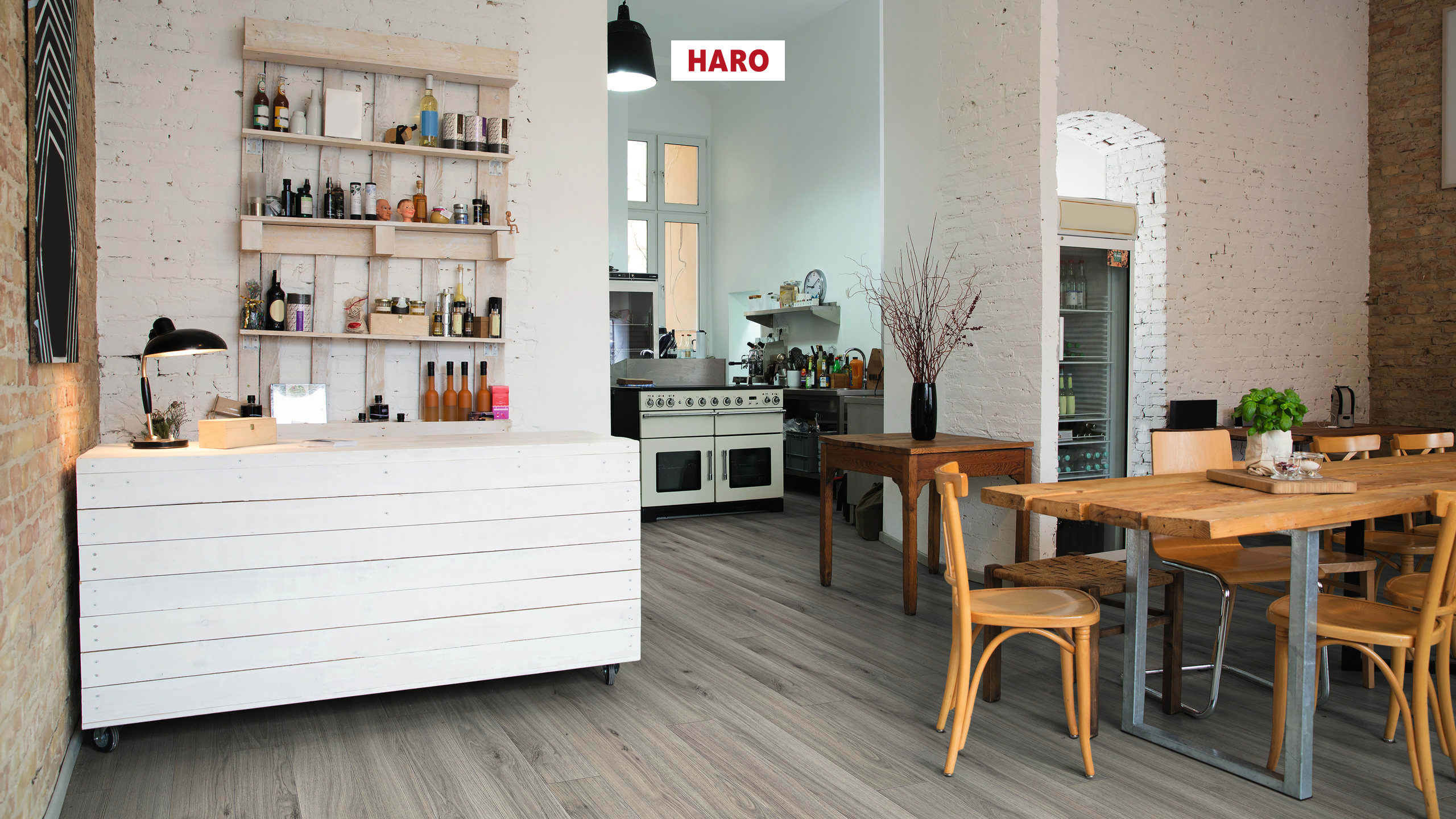 HARO Laminat Eiche Emilia hellgrau authentic matt Landhausdiele | Tritty 100 Loft | 2.Wahl-4018427448097
