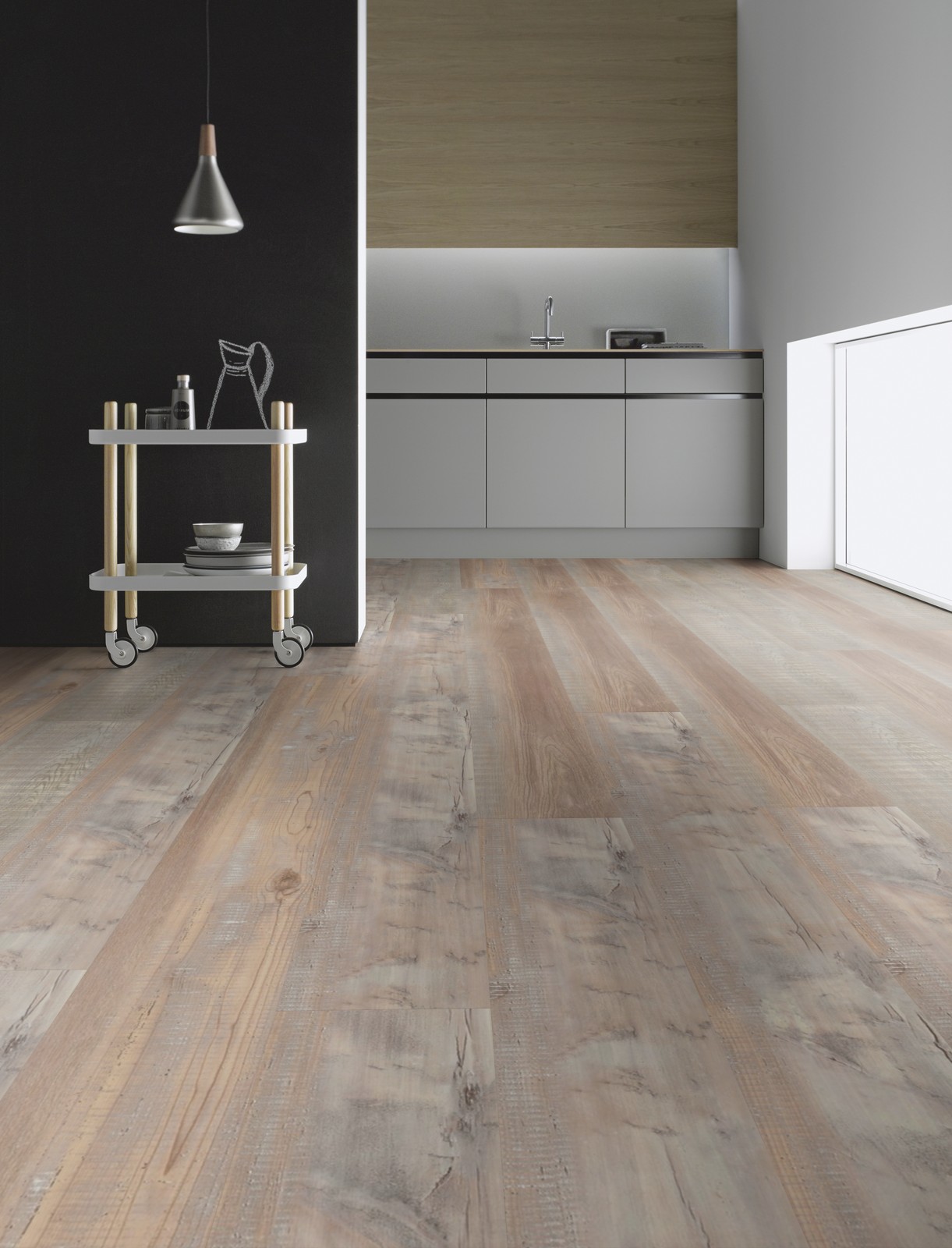 TER HÜRNE Vinylboden Pinie Valencia beigegrau Lange Landhausdiele G01 | Bright Choice | 21 m²-4012853128592