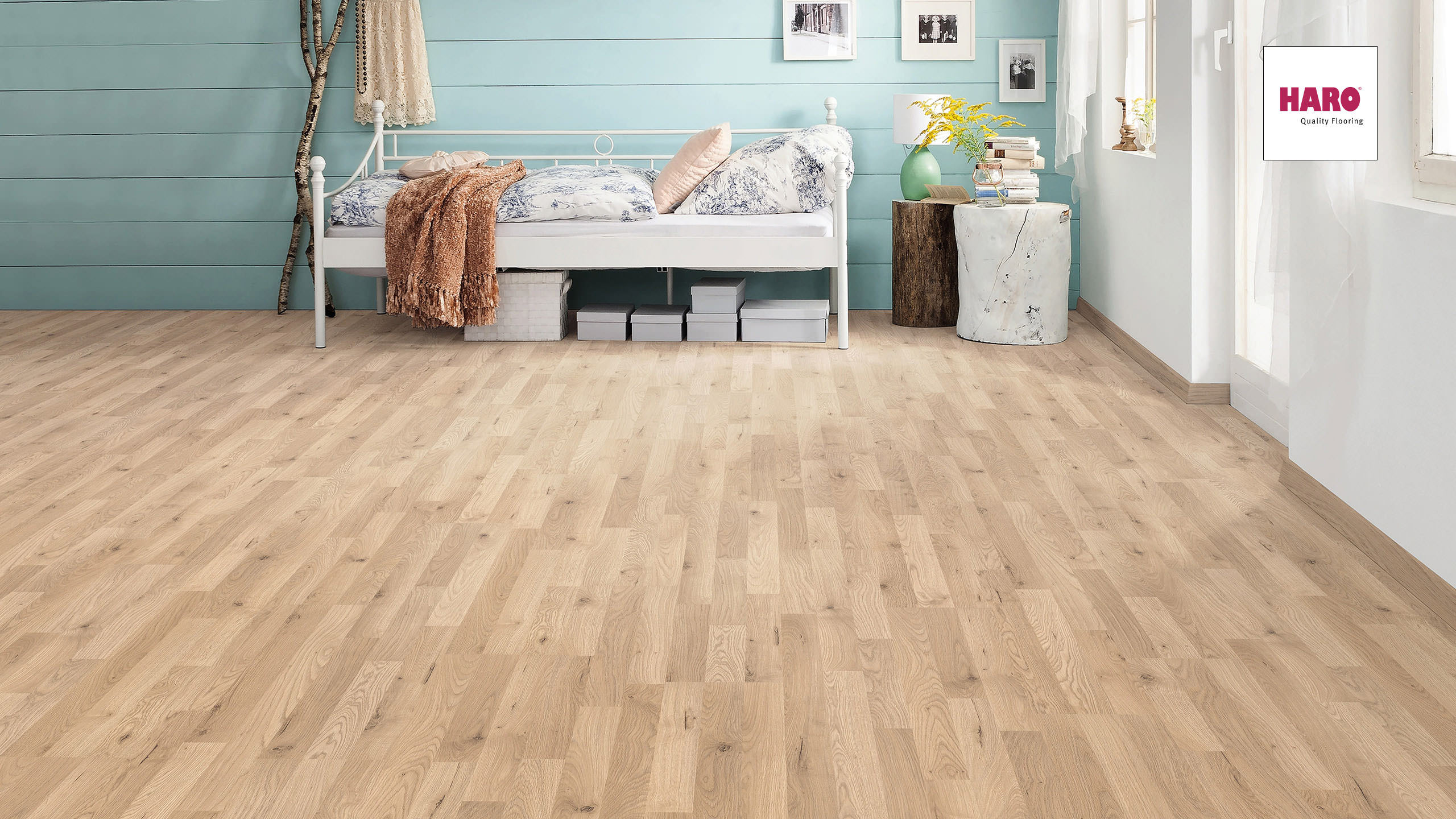HARO Laminat Steineiche authentic matt Schiffsboden 3-Stab | Tritty 75 | 2.Wahl-4018427310363