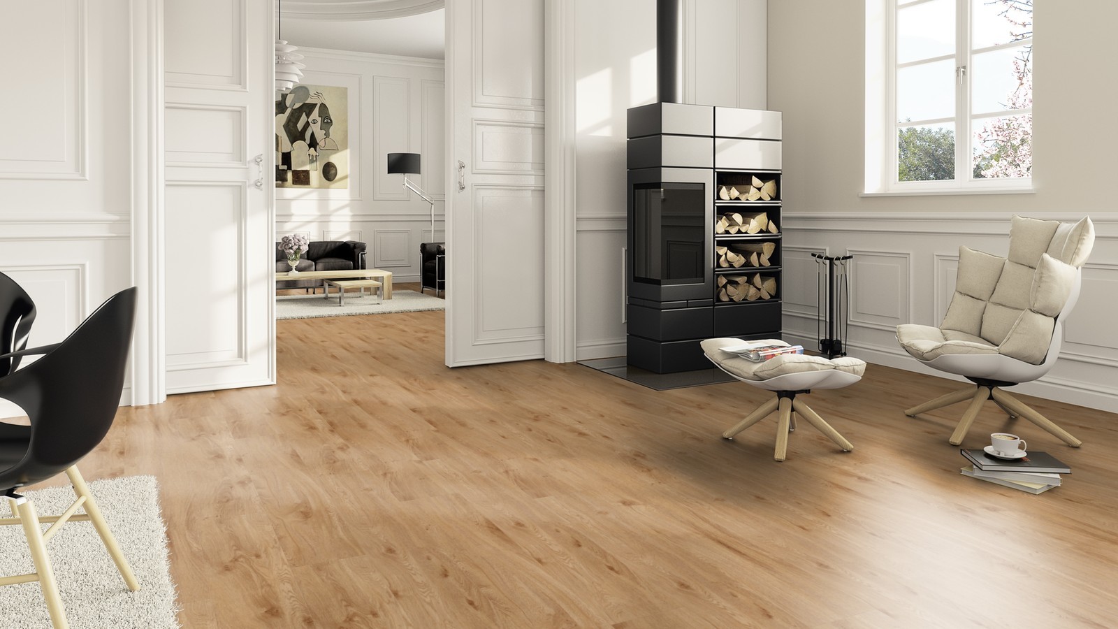 TER HÜRNE Vinylboden Eiche York braun Landhausdiele | 10,5 m²-4012853127137