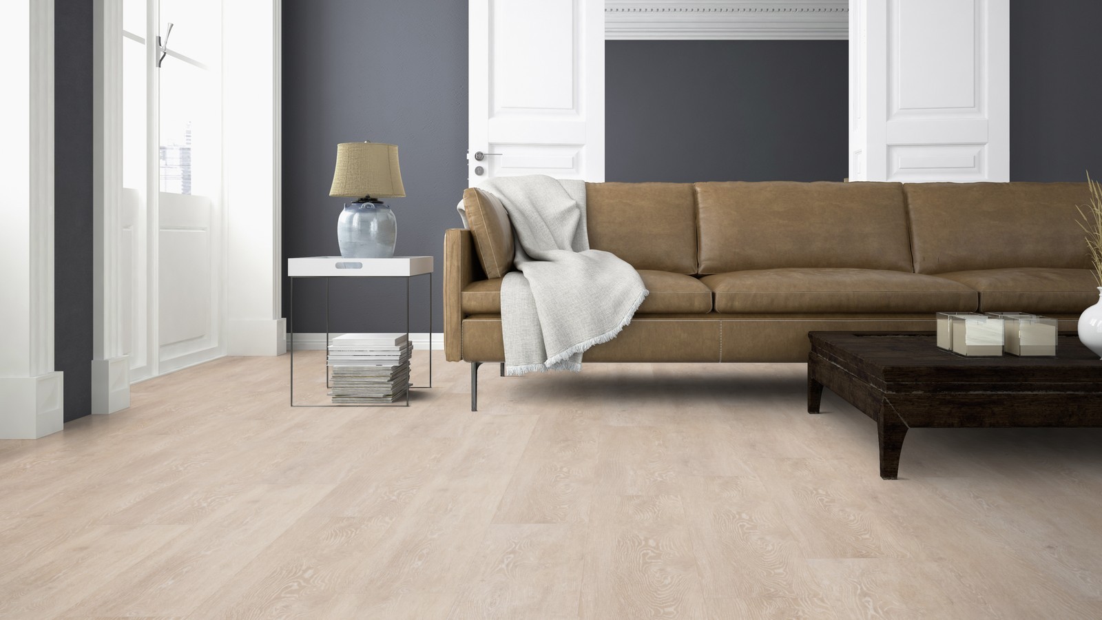 TER HÜRNE Vinyl Eiche Vigborg beige Landhausdiele | 15 m²-4012853127090