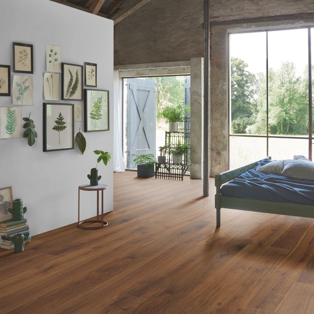 PARADOR Parkett Eiche lebhaft gebürstet naturgeölt Landhausdiele 4-seitige V-Fuge | 2.Wahl | 18 m²-