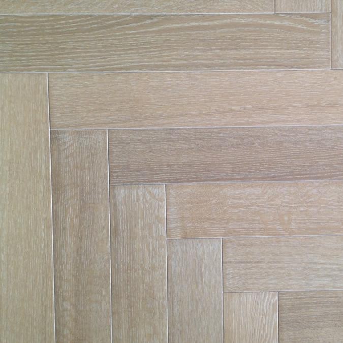 Eiche hell gekälkt lackversiegelt Fischgrät  Trendtime 3: 23,0 m²-