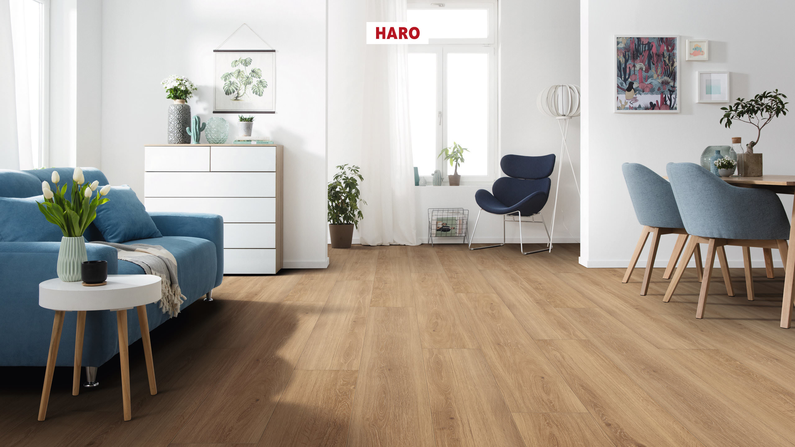 HARO Designboden Feldeiche Landhausdiele XL V-Fase | DISANO ClassicAqua | 2. Wahl | 14 m²-4018427507237