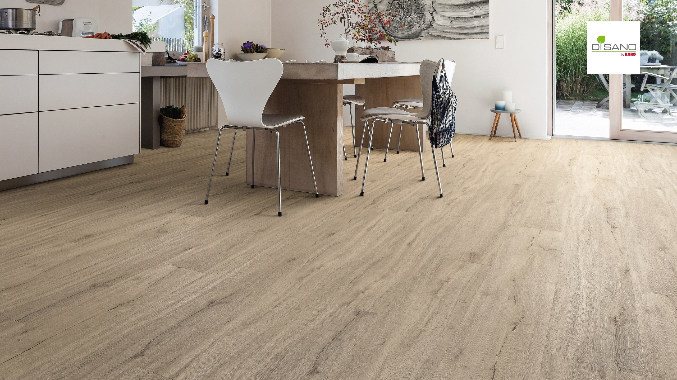 HARO Designboden Eiche Columbia grau strukturiert Landhausdiele | DISANO Life | 2. Wahl-4018427507053