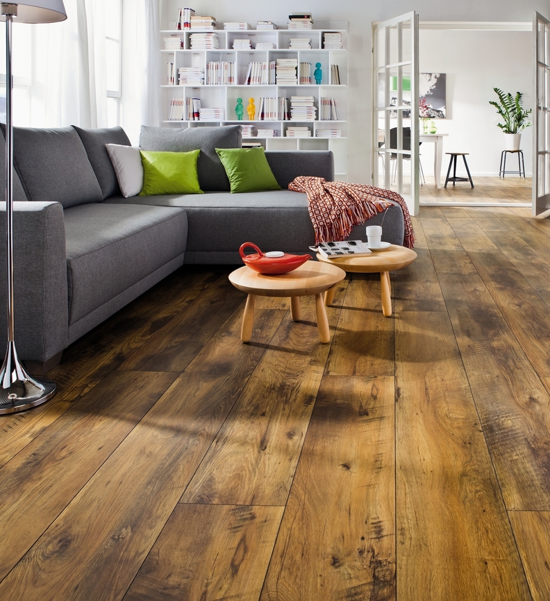 HARO Laminat Eiche Altholz strukturiert matt Landhausdiele | Tritty 100 Gran Via | 2.Wahl | 23 m²-4018427325794