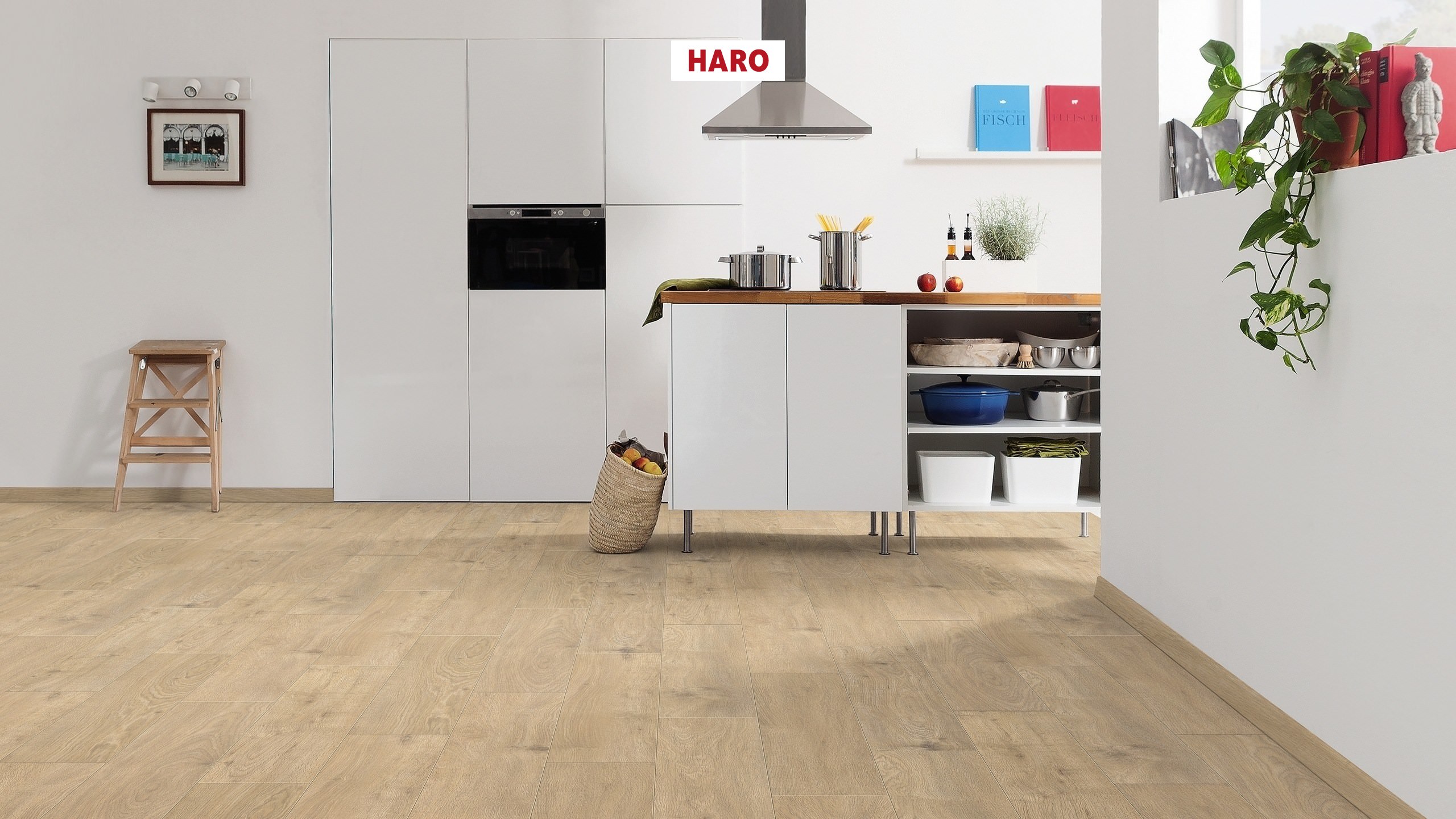 HARO Laminat Eiche Sicilia puro authentic matt Landhausdiele 4V | Tritty 200 Aqua | 2.Wahl | 11,5 m²-4018427426903