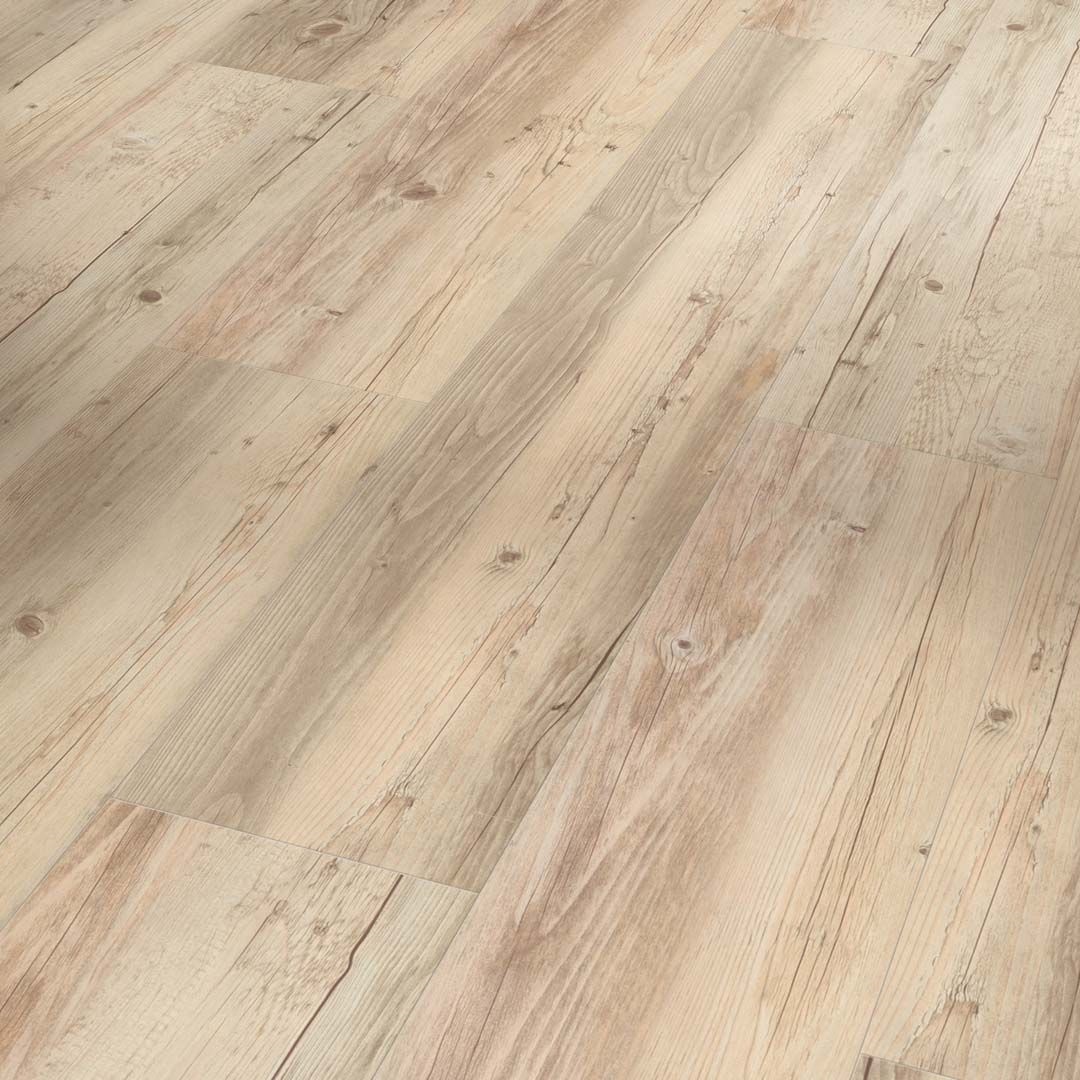 PARADOR Vinylboden Pinie weiß geölt Landhausdiele Sägeraue Struktur | Classic 2050-4014809145097
