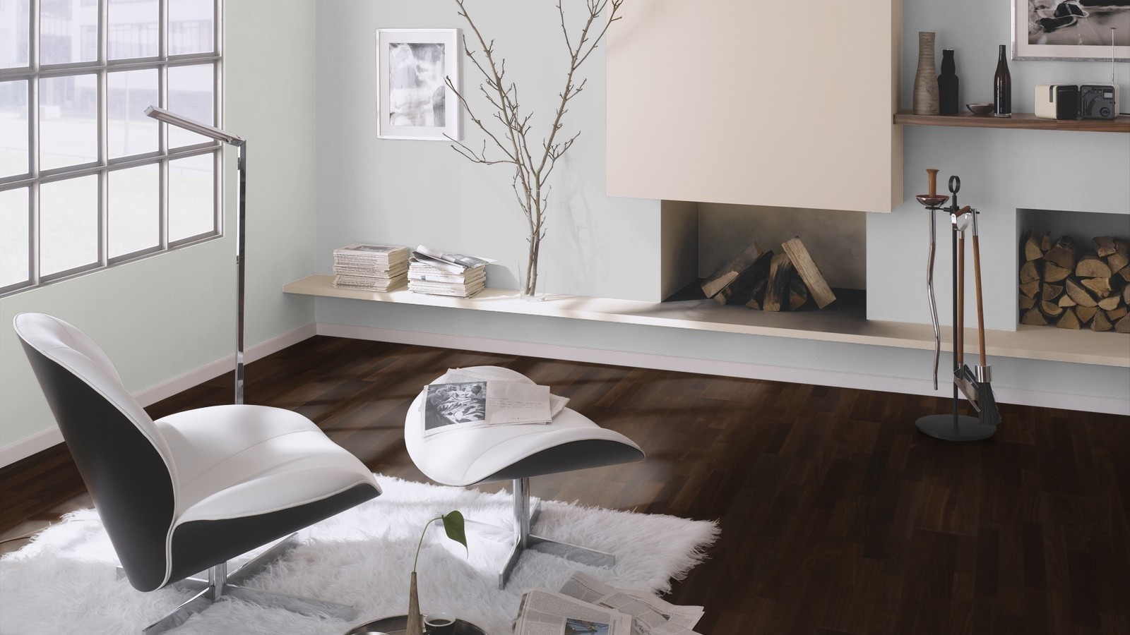PARADOR Parkett Schwarznuss Schiffsboden 3-Stab antik | Eco Balance | 23 m²-4014809187059