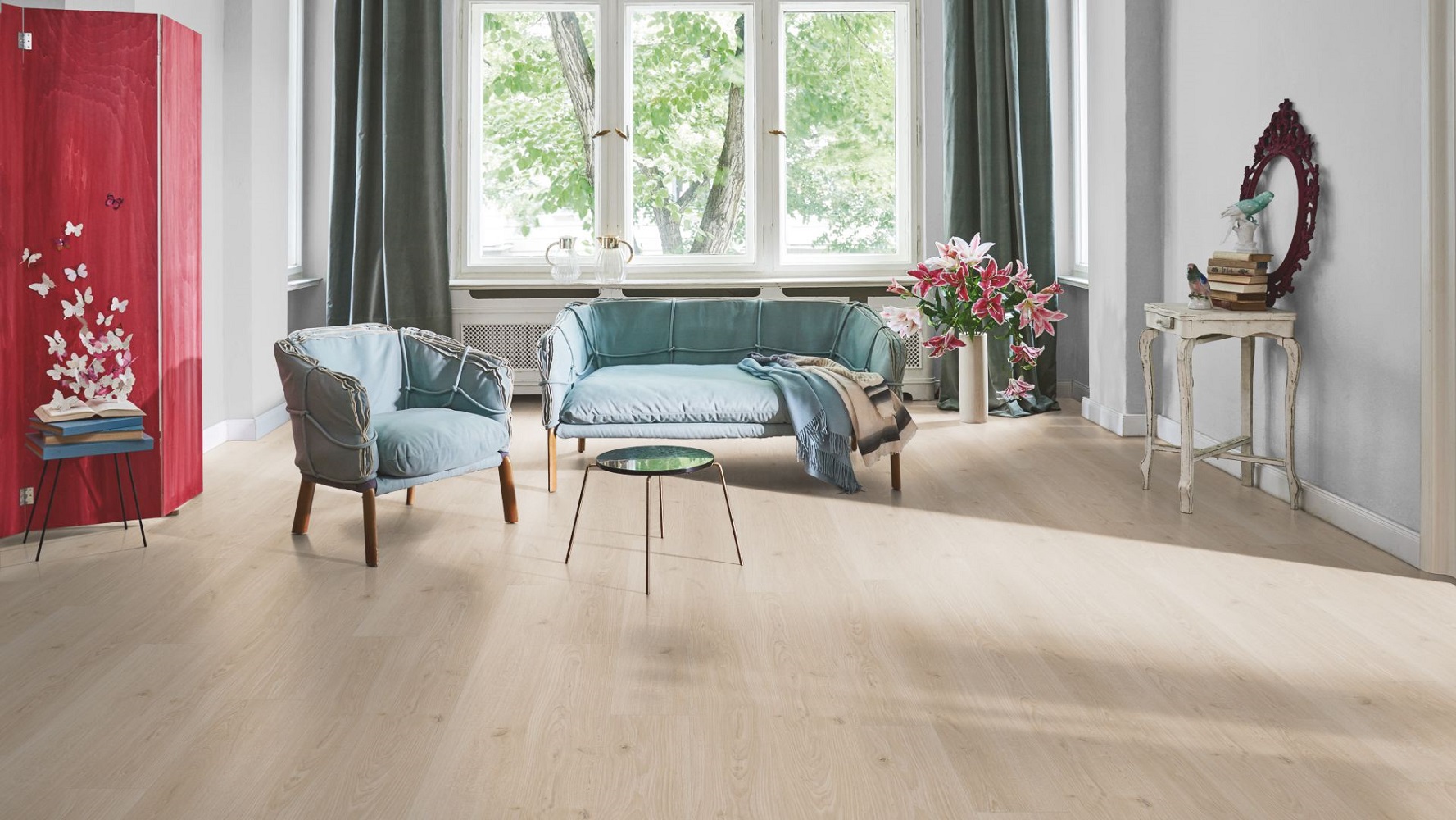 PARADOR Laminat Eiche Studioline geschliffen Landhausdiele 4V Naturmattstruktur | Basic 400 | 22 m²-4014809202134 guenstig bei bodenverkauf.de kaufen PARADOR Laminat Eiche Studioline geschliffen Landhausdiele 4V Naturmattstruktur | Basic 400 | 22 m²-4014809202134