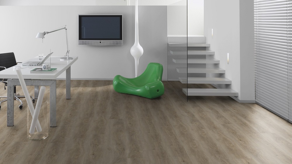 TER HÜRNE Vinylboden Eiche Minsk graubeige Lange Landhausdiele G08 | Bright Choice Perform | 10 m²-4012853139925