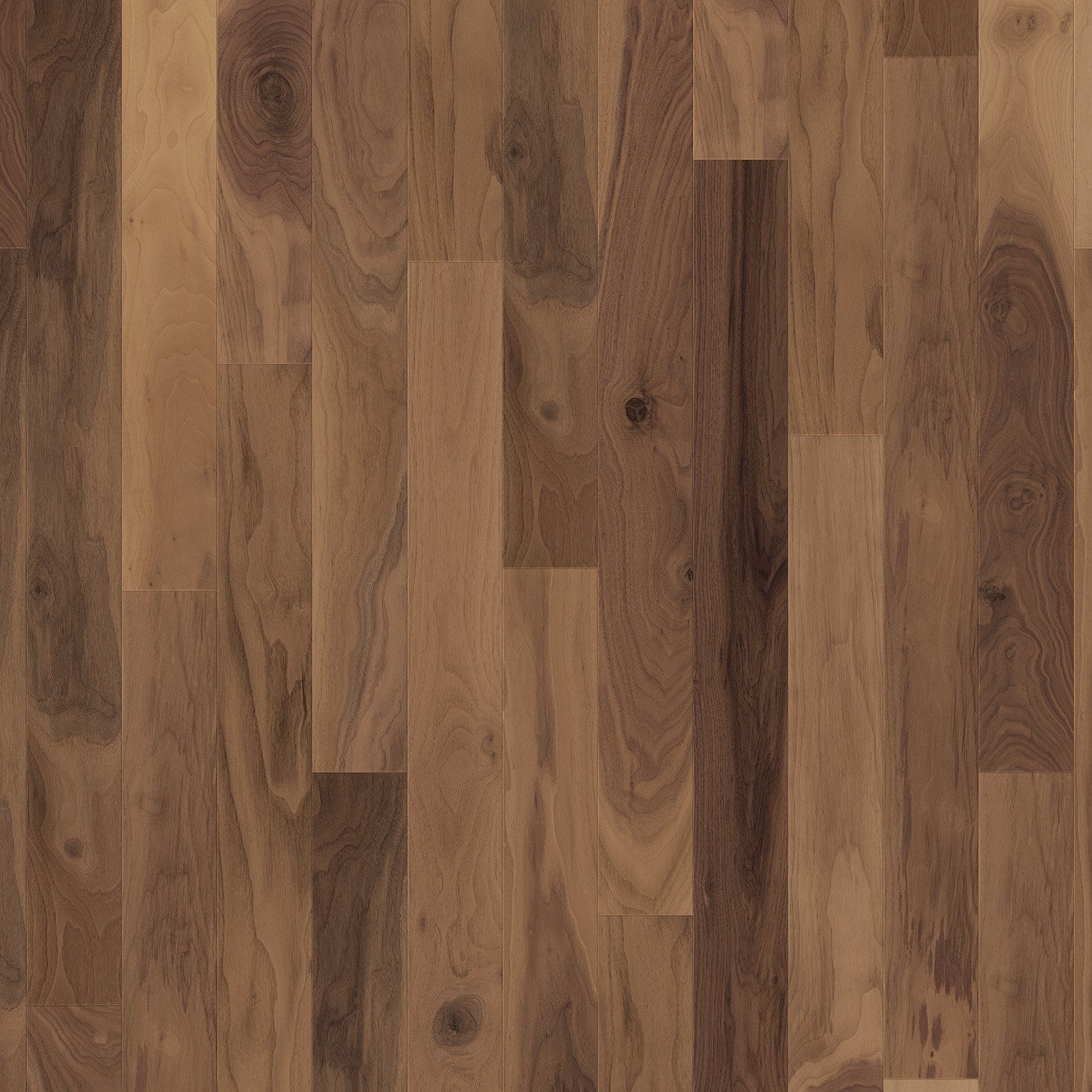 TER HÜRNE Parkett Nussbaum Landhausdiele mattlackiert | Straight Collection | 32 m²-4012853078378